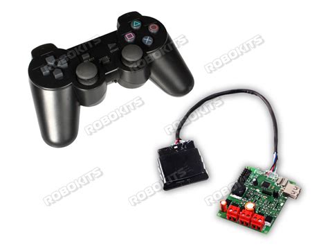 RF 2.4Ghz Multi Channel Wireless PS2 Remote & Motor Driver 